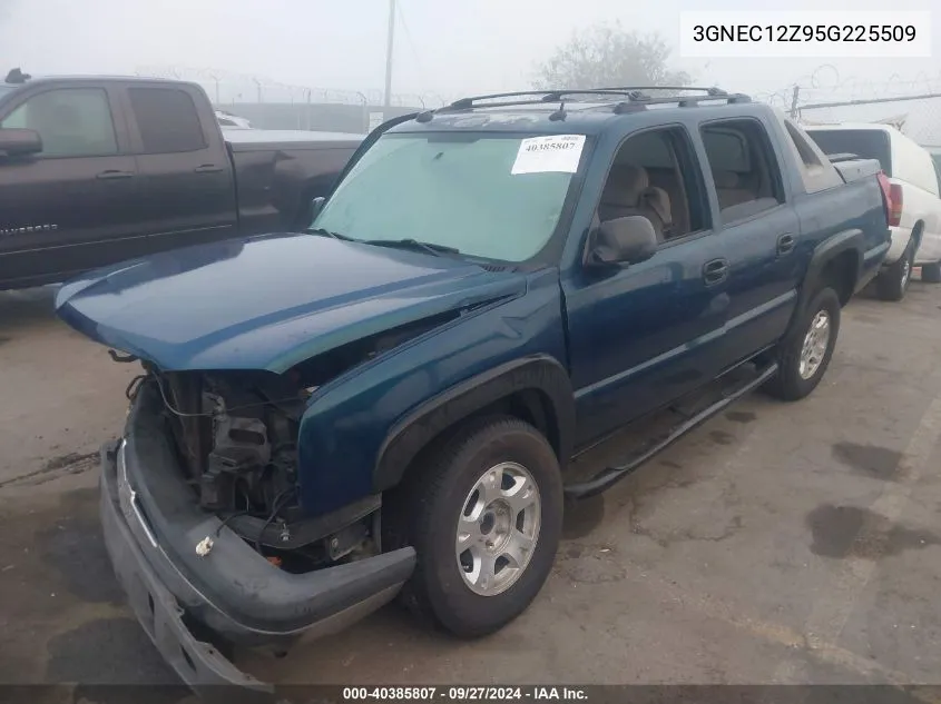 2005 Chevrolet Avalanche 1500 Z66 VIN: 3GNEC12Z95G225509 Lot: 40385807