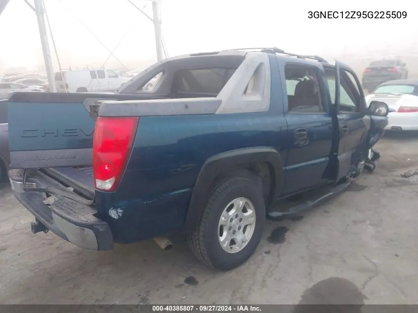 2005 Chevrolet Avalanche 1500 Z66 VIN: 3GNEC12Z95G225509 Lot: 40385807