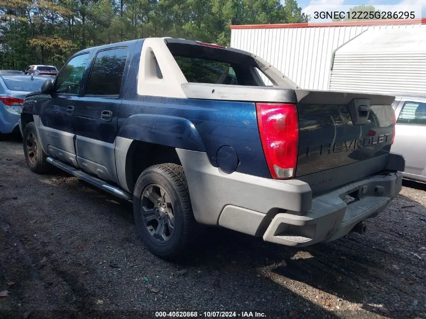 2005 Chevrolet Avalanche 1500 Ls VIN: 3GNEC12Z25G286295 Lot: 40520868