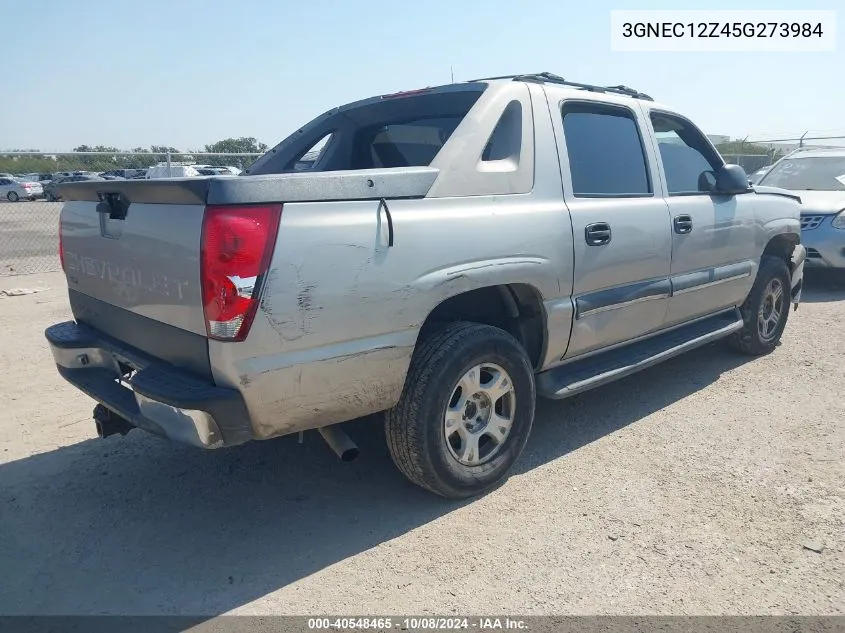 2005 Chevrolet Avalanche 1500 Z66 VIN: 3GNEC12Z45G273984 Lot: 40548465