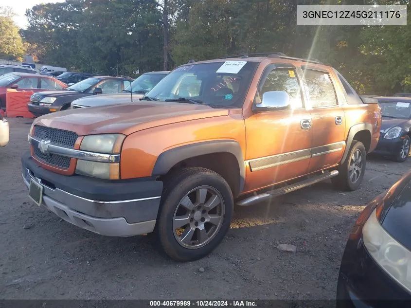 2005 Chevrolet Avalanche 1500 Z66 VIN: 3GNEC12Z45G211176 Lot: 40679989