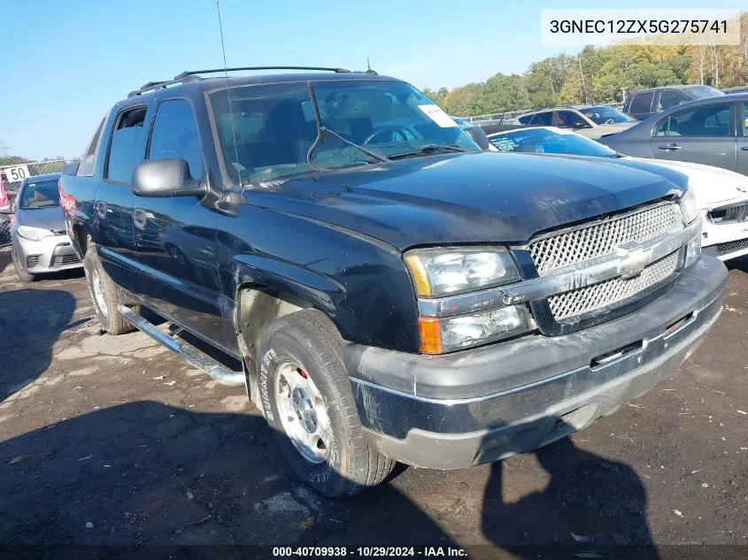 2005 Chevrolet Avalanche 1500 Ls VIN: 3GNEC12ZX5G275741 Lot: 40709938