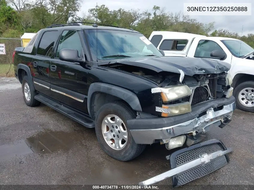 2005 Chevrolet Avalanche 1500 Z66 VIN: 3GNEC12Z35G250888 Lot: 40734778