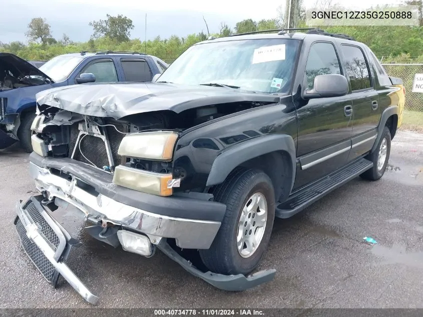 2005 Chevrolet Avalanche 1500 Z66 VIN: 3GNEC12Z35G250888 Lot: 40734778