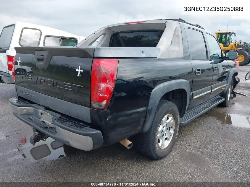 2005 Chevrolet Avalanche 1500 Z66 VIN: 3GNEC12Z35G250888 Lot: 40734778