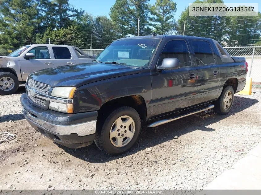 2006 Chevrolet Avalanche K1500 VIN: 3GNEK12Z06G133547 Lot: 40542724