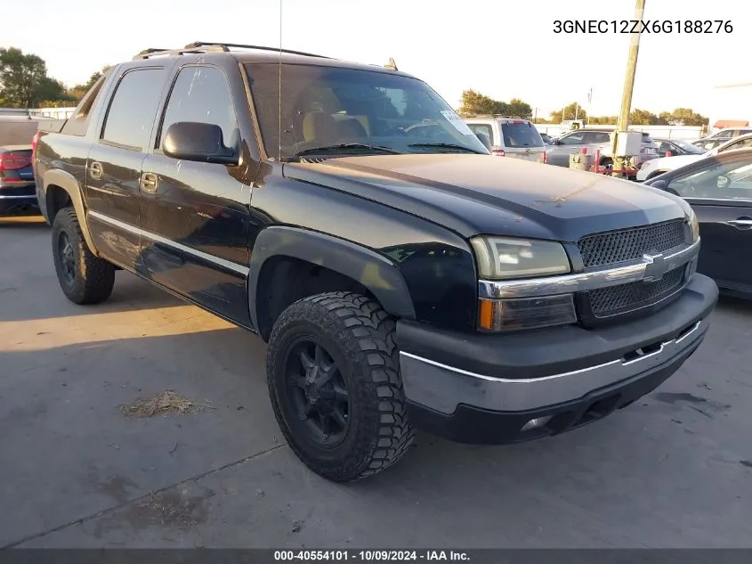 2006 Chevrolet Avalanche 1500 Z66 VIN: 3GNEC12ZX6G188276 Lot: 40554101