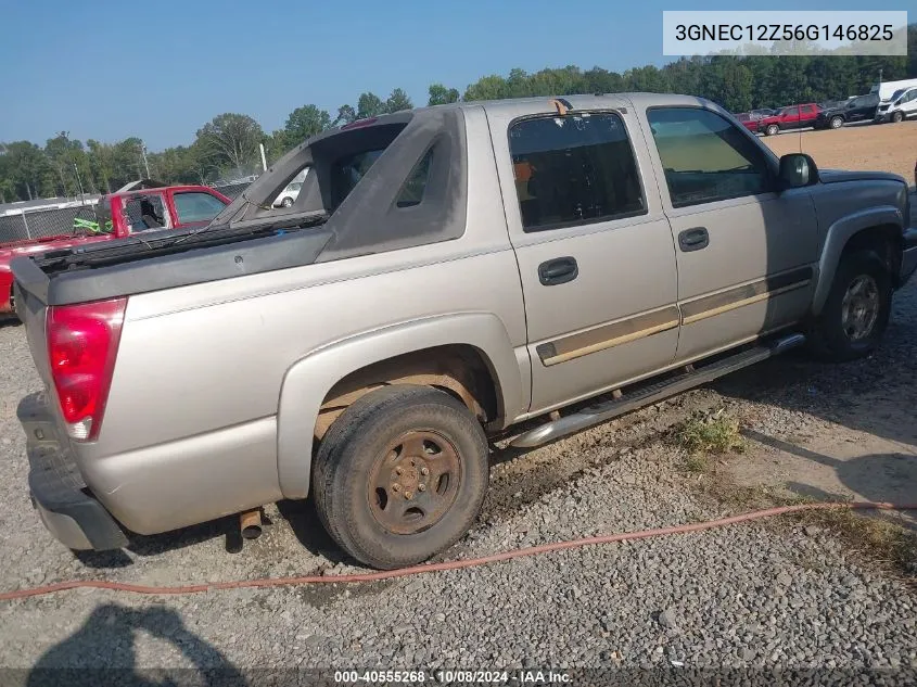 2006 Chevrolet Avalanche 1500 Ls VIN: 3GNEC12Z56G146825 Lot: 40555268