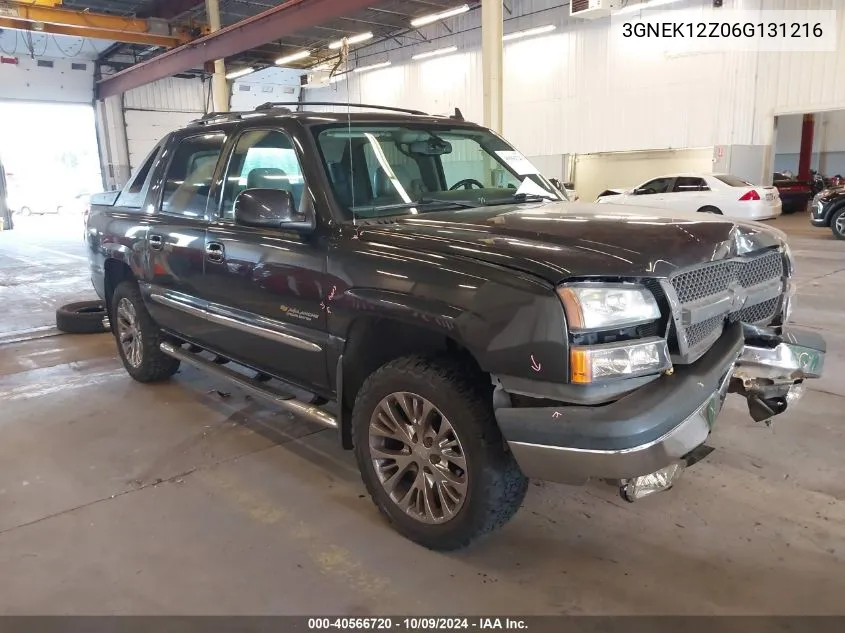 2006 Chevrolet Avalanche 1500 Lt VIN: 3GNEK12Z06G131216 Lot: 40566720