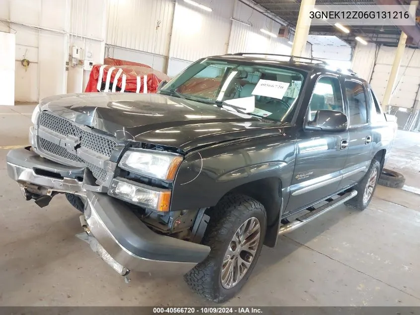 2006 Chevrolet Avalanche 1500 Lt VIN: 3GNEK12Z06G131216 Lot: 40566720