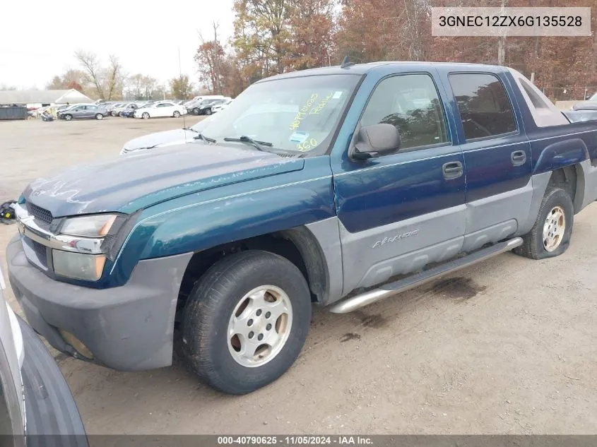 2006 Chevrolet Avalanche 1500 Ls VIN: 3GNEC12ZX6G135528 Lot: 40790625