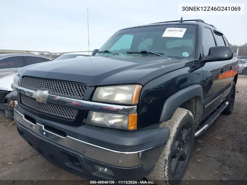 2006 Chevrolet Avalanche 1500 Z71 VIN: 3GNEK12Z46G241069 Lot: 40845100