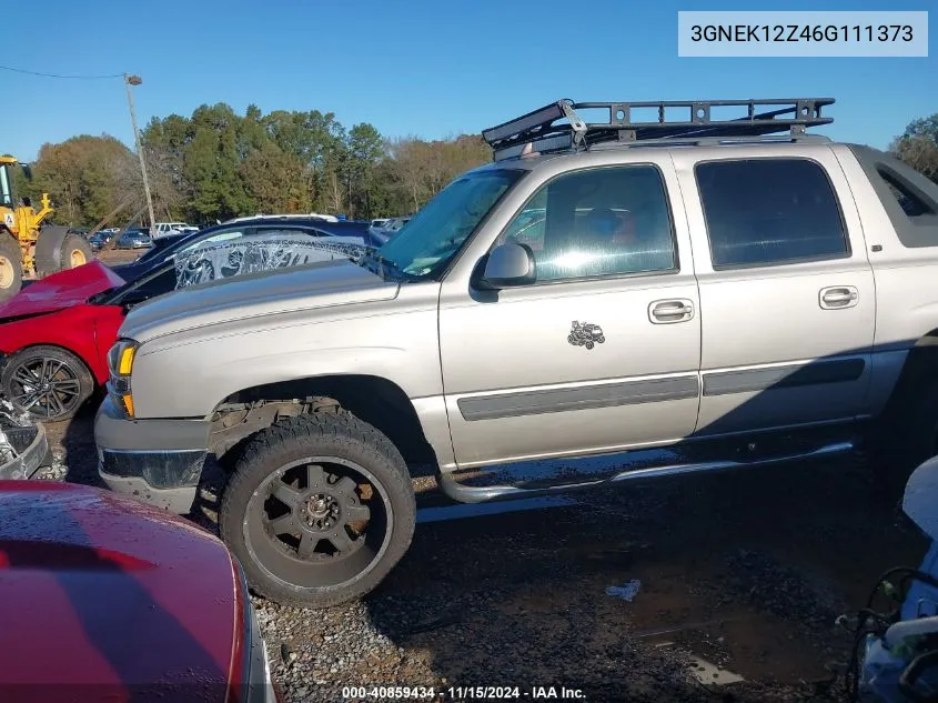 2006 Chevrolet Avalanche Z71 VIN: 3GNEK12Z46G111373 Lot: 40859434