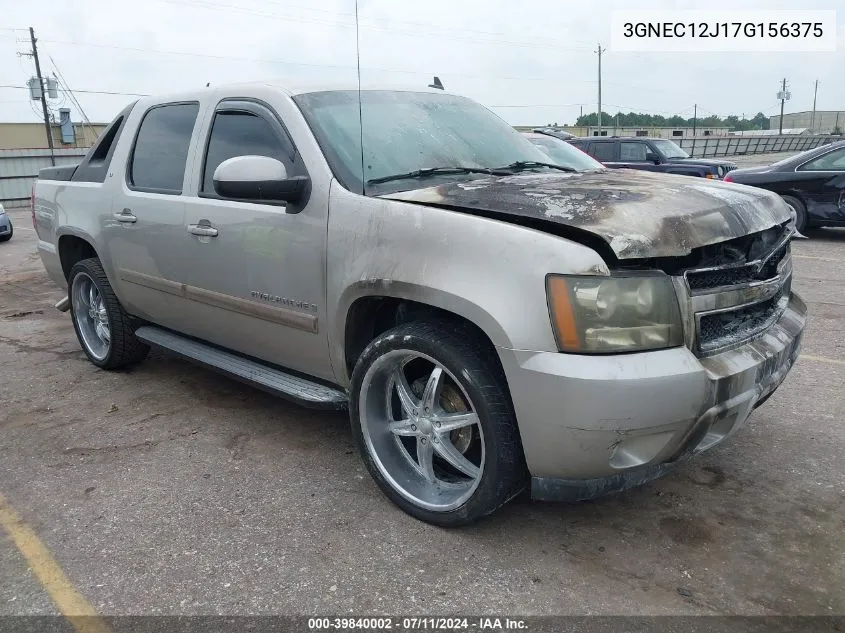 3GNEC12J17G156375 2007 Chevrolet Avalanche 1500 Lt