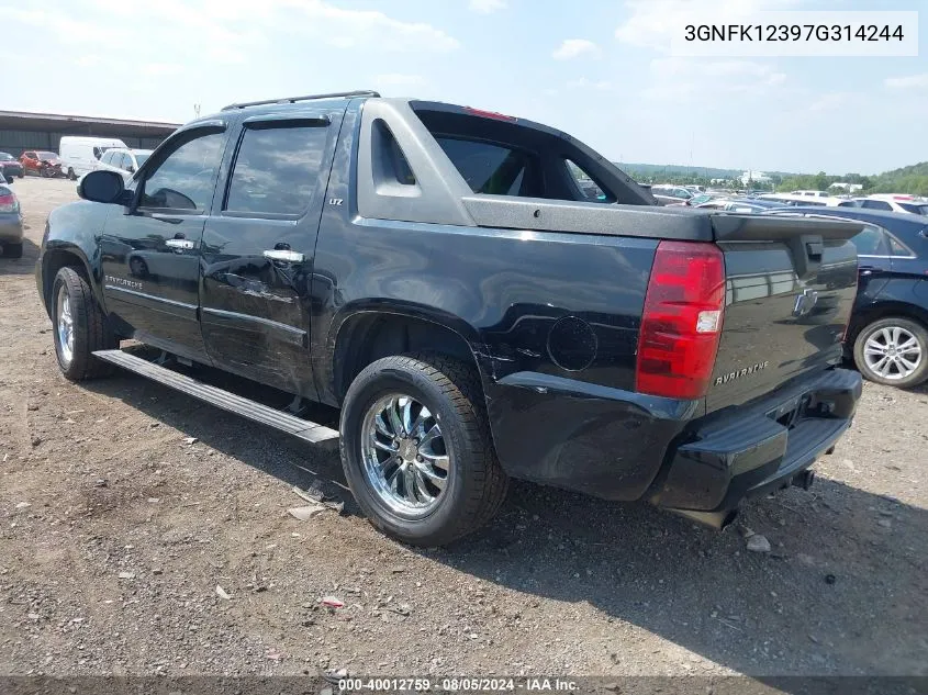 3GNFK12397G314244 2007 Chevrolet Avalanche 1500 Ltz