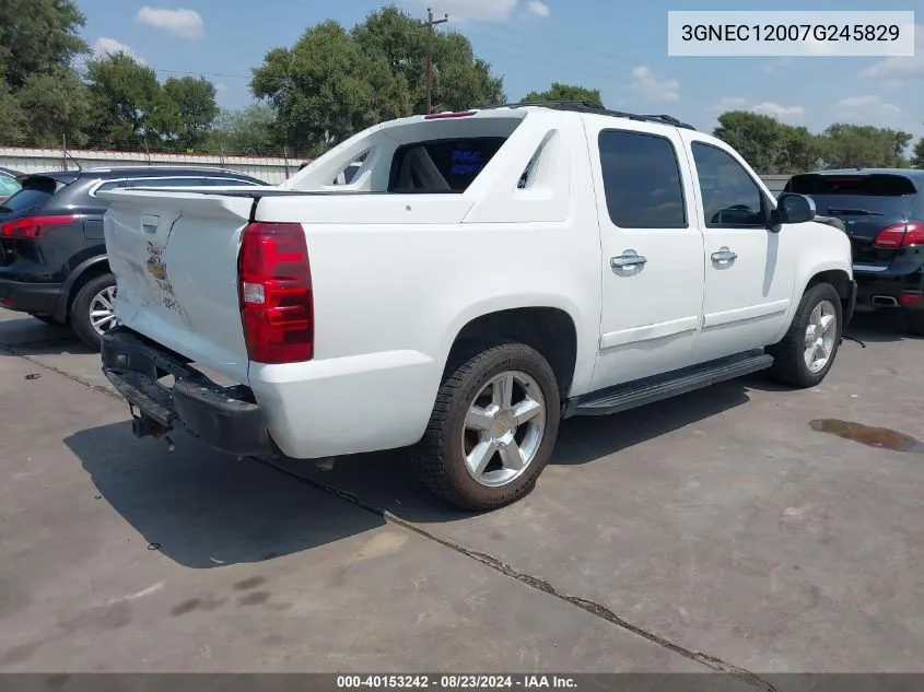 2007 Chevrolet Avalanche 1500 Lt VIN: 3GNEC12007G245829 Lot: 40153242