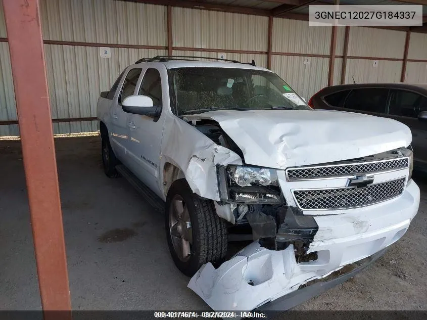 3GNEC12027G184337 2007 Chevrolet Avalanche 1500 Ltz