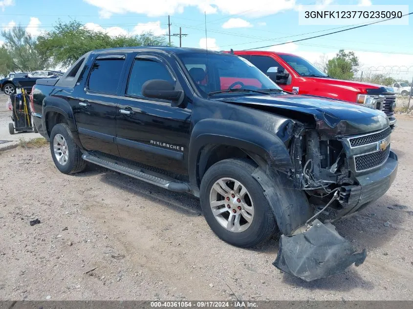 2007 Chevrolet Avalanche 1500 Lt VIN: 3GNFK12377G235090 Lot: 40361054