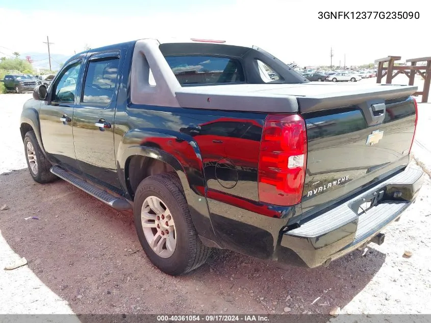 2007 Chevrolet Avalanche 1500 Lt VIN: 3GNFK12377G235090 Lot: 40361054