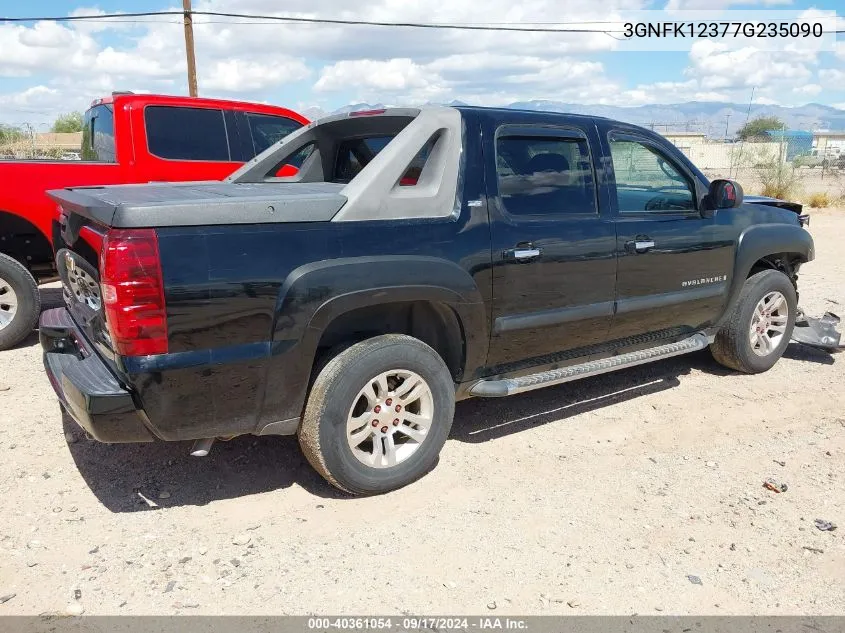 2007 Chevrolet Avalanche 1500 Lt VIN: 3GNFK12377G235090 Lot: 40361054