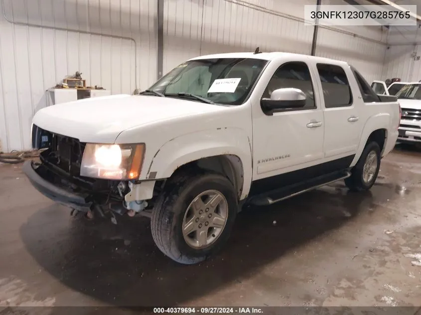 2007 Chevrolet Avalanche 1500 Ls/Lt/Ltz VIN: 3GNFK12307G285765 Lot: 40379694