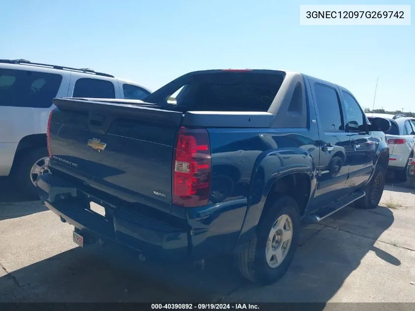 3GNEC12097G269742 2007 Chevrolet Avalanche 1500 Lt