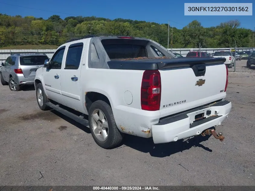 3GNFK12327G301562 2007 Chevrolet Avalanche 1500 Ltz