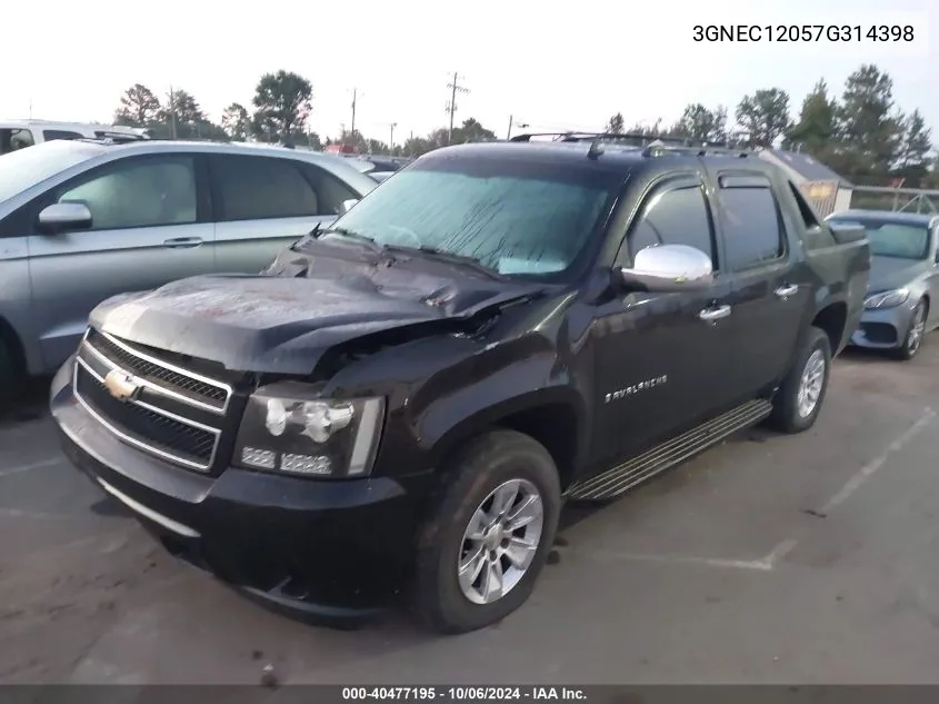 3GNEC12057G314398 2007 Chevrolet Avalanche C1500