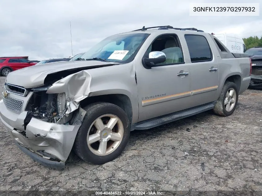 2007 Chevrolet Avalanche 1500 Ltz VIN: 3GNFK12397G297932 Lot: 40484522