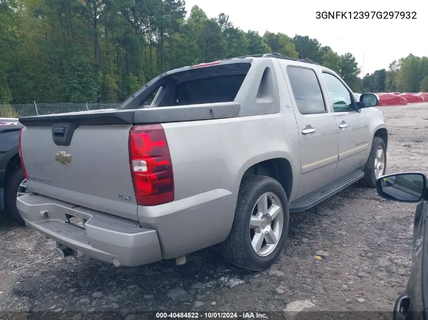 2007 Chevrolet Avalanche 1500 Ltz VIN: 3GNFK12397G297932 Lot: 40484522