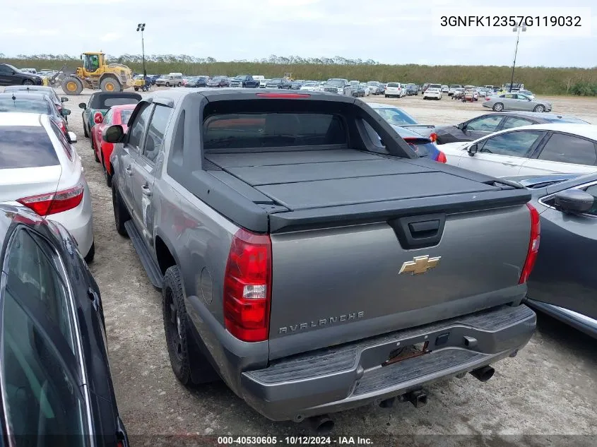 3GNFK12357G119032 2007 Chevrolet Avalanche K1500