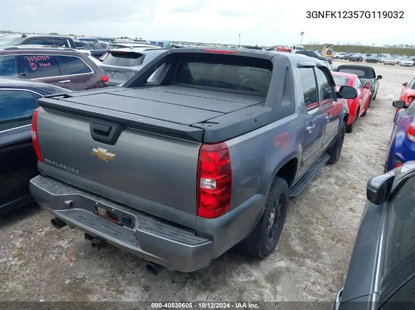 3GNFK12357G119032 2007 Chevrolet Avalanche K1500