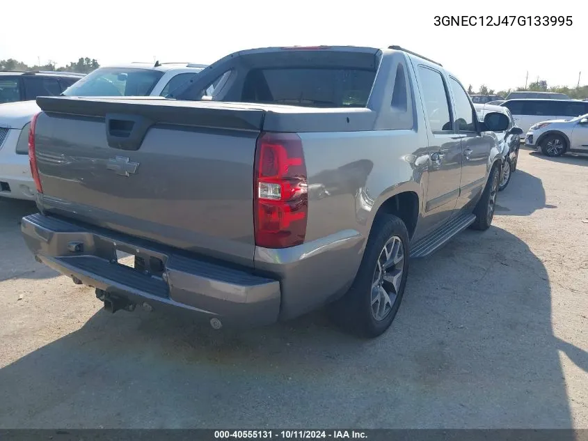 2007 Chevrolet Avalanche 1500 Ltz VIN: 3GNEC12J47G133995 Lot: 40555131