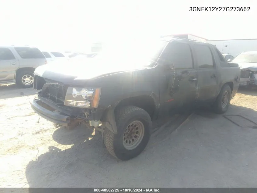 2007 Chevrolet Avalanche K1500 VIN: 3GNFK12Y27G273662 Lot: 40562725