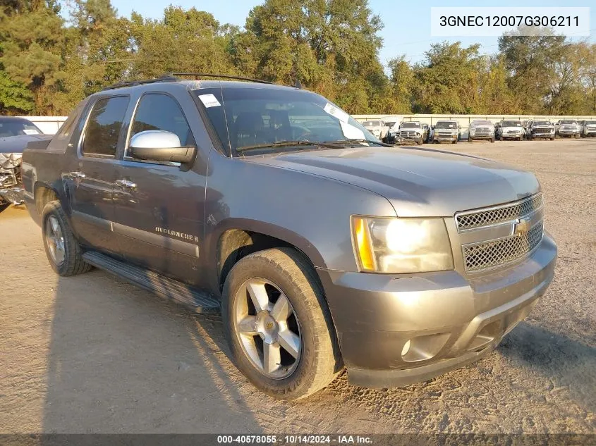 2007 Chevrolet Avalanche 1500 Ltz VIN: 3GNEC12007G306211 Lot: 40578055