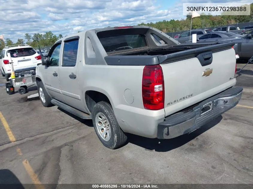 3GNFK12367G298388 2007 Chevrolet Avalanche 1500 Ls/Lt/Ltz