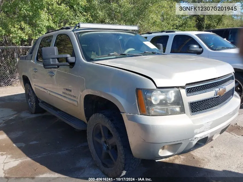 2007 Chevrolet Avalanche 1500 Ltz VIN: 3GNFK12307G201945 Lot: 40616241