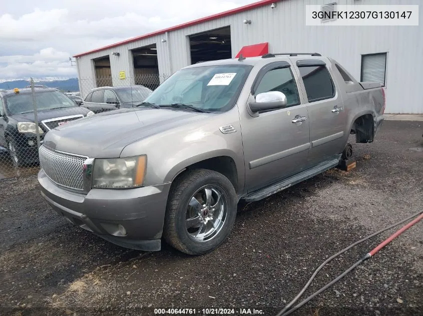 2007 Chevrolet Avalanche 1500 Ls/Lt/Ltz VIN: 3GNFK12307G130147 Lot: 40644761