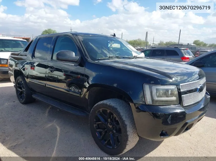 2007 Chevrolet Avalanche 1500 Ls VIN: 3GNEC12067G296719 Lot: 40645616