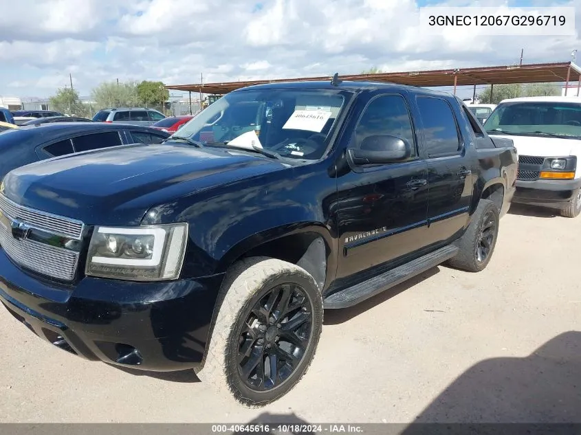 2007 Chevrolet Avalanche 1500 Ls VIN: 3GNEC12067G296719 Lot: 40645616