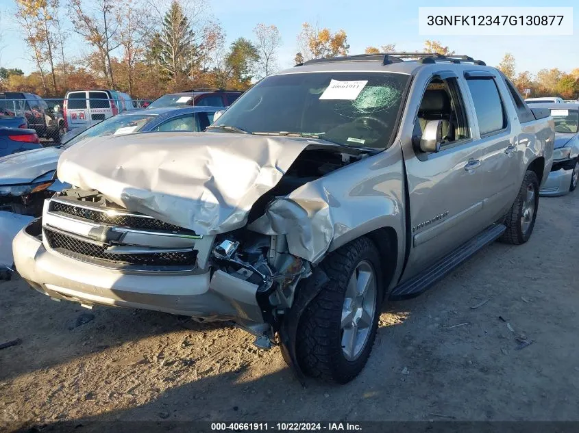 2007 Chevrolet Avalanche 1500 Ltz VIN: 3GNFK12347G130877 Lot: 40661911