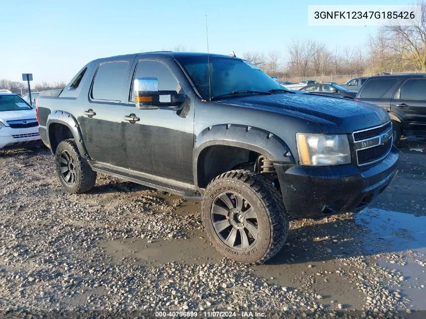 2007 Chevrolet Avalanche 1500 Ls VIN: 3GNFK12347G185426 Lot: 40796899