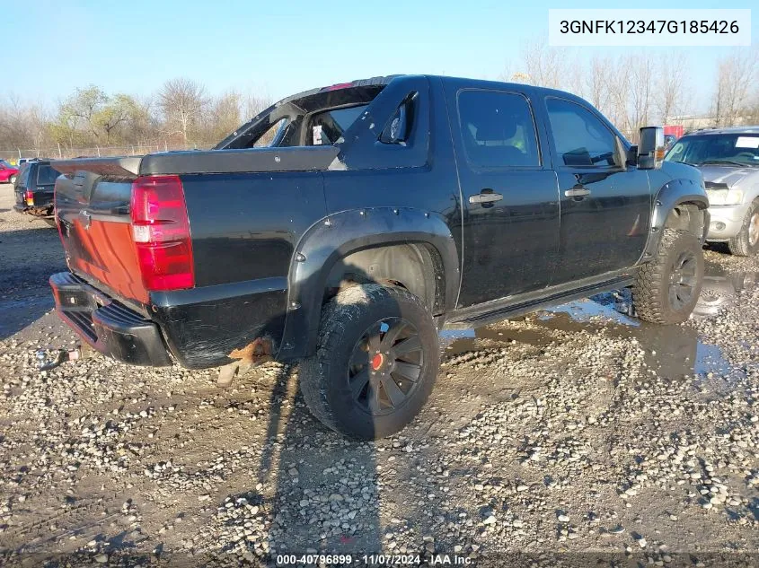 2007 Chevrolet Avalanche 1500 Ls VIN: 3GNFK12347G185426 Lot: 40796899