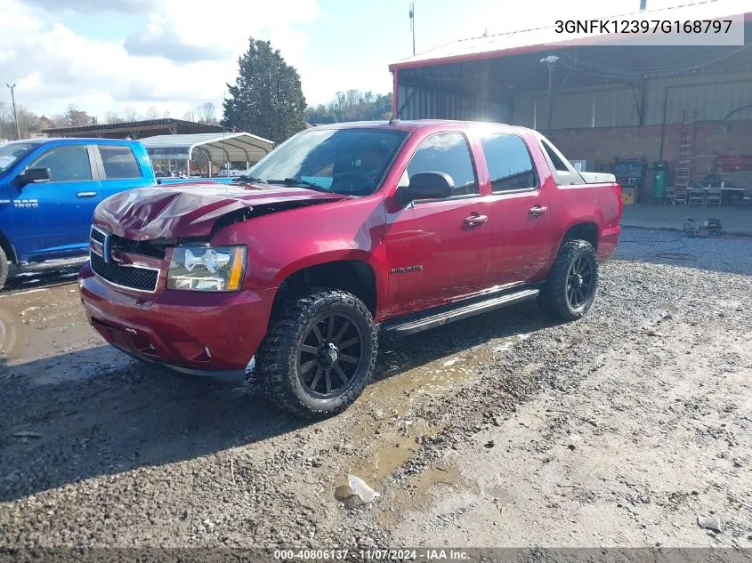 2007 Chevrolet Avalanche 1500 Lt VIN: 3GNFK12397G168797 Lot: 40806137