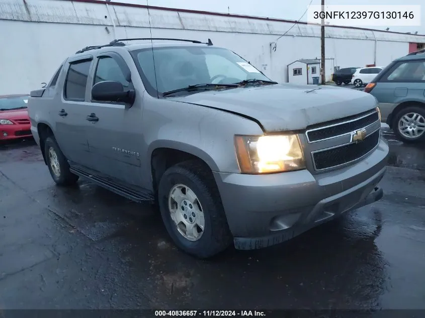 2007 Chevrolet Avalanche 1500 Ls/Lt/Ltz VIN: 3GNFK12397G130146 Lot: 40836657