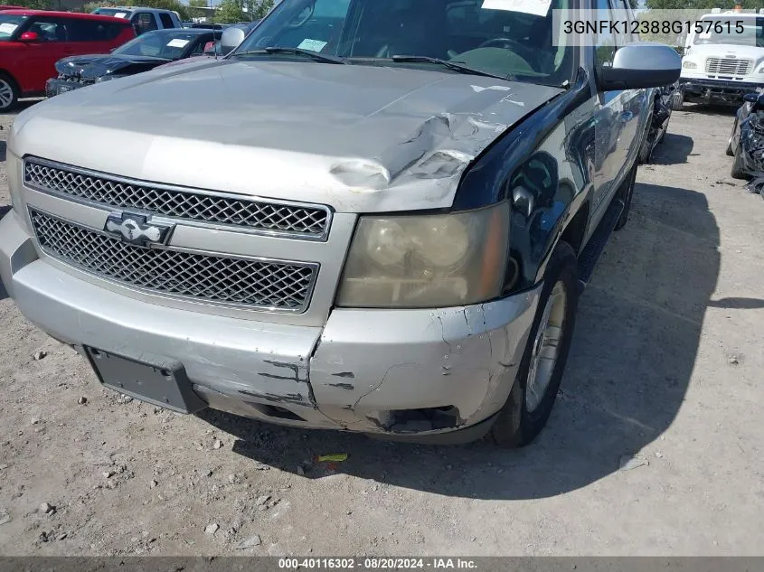 3GNFK12388G157615 2008 Chevrolet Avalanche 1500 K1500