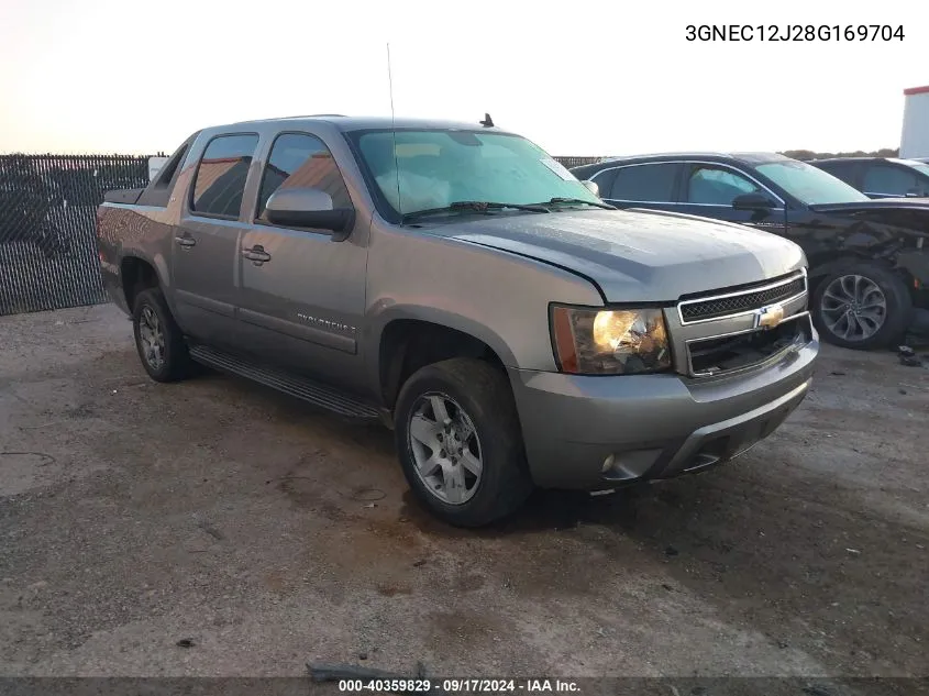 3GNEC12J28G169704 2008 Chevrolet Avalanche 1500 Lt