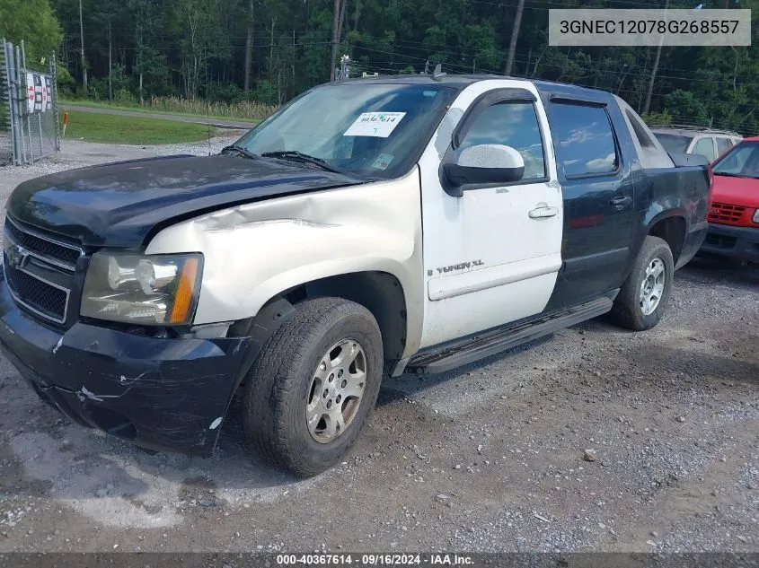 2008 Chevrolet Avalanche 1500 Lt VIN: 3GNEC12078G268557 Lot: 40367614