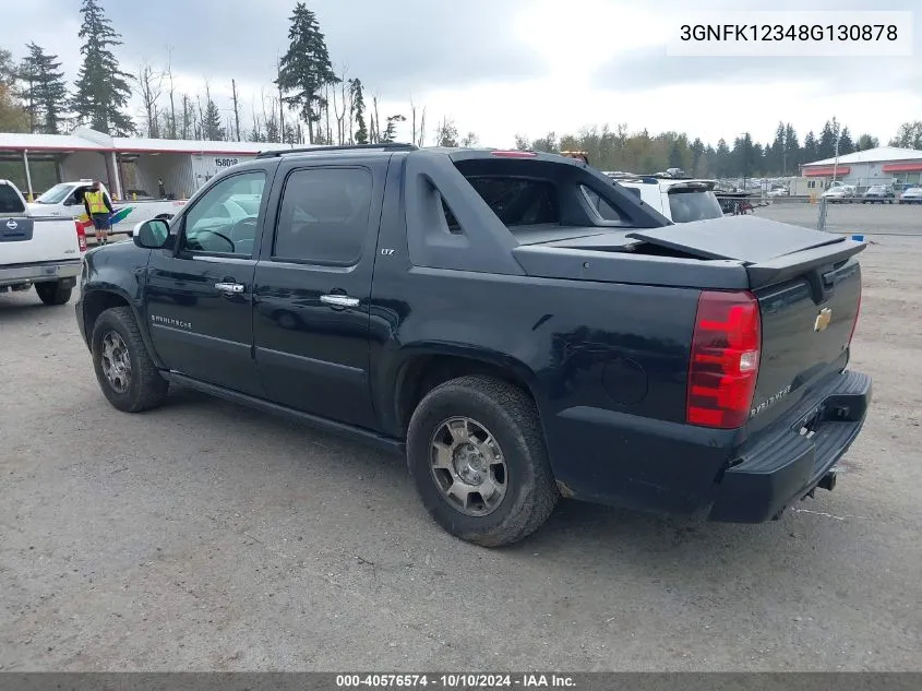 3GNFK12348G130878 2008 Chevrolet Avalanche 1500 Ltz