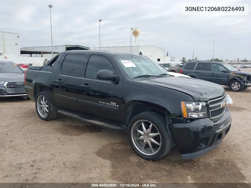 2008 Chevrolet Avalanche 1500 Ls VIN: 3GNEC12068G226493 Lot: 40582900